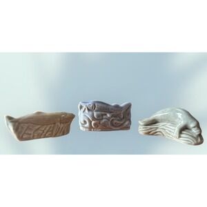 Vintage Wade Miniature sea themed lot of 3 figurines